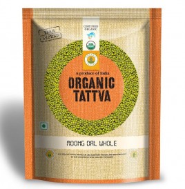 Organic Tattva Moong Dal Whole   Pack  500 grams
